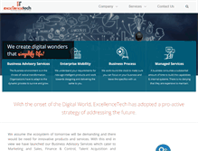 Tablet Screenshot of excellencetech.com